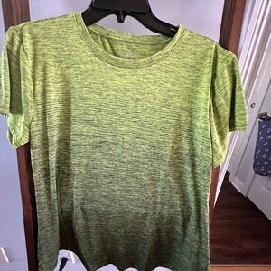 BCG Lime Heathered Short Sleeve Top